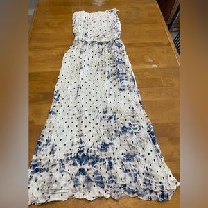 BODY GLOVE womens size xs white sleeveless maxi dress NWT